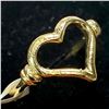 Image 1 : 10K YELLOW GOLD 1.21G HEART SHAPE SIZE 4.75 RING