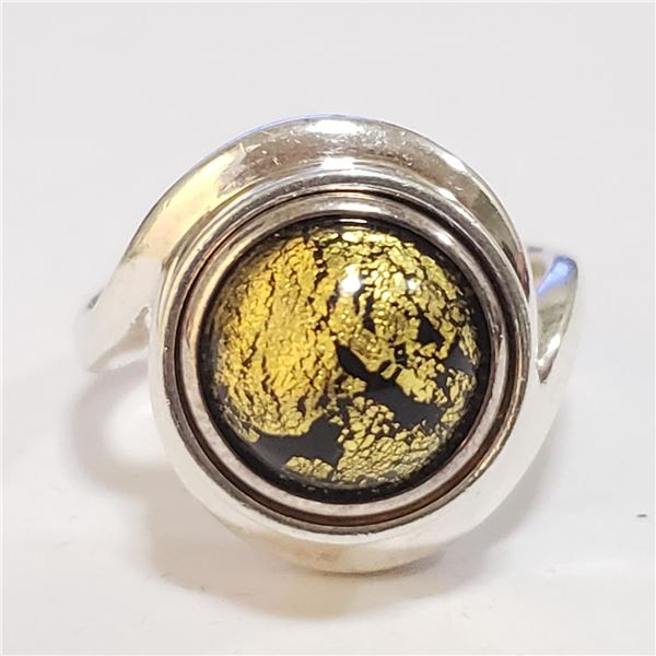 SILVER RING (~SIZE 7)(~WEIGHT 8.12G)