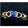 Image 1 : 10K YELLOW GOLD SAPPHIRE(0.1CT) RING (~SIZE 7)