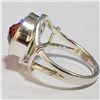 Image 2 : SILVER GENUINE GEMSTONE RING (~SIZE 8)
