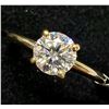 Image 2 : 10K YELLOW GOLD MOISSANITE(1CT) RING