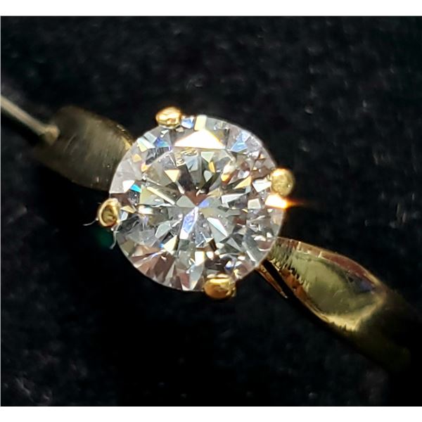 10K YELLOW GOLD LAB GROWN DIAMOND(1CT)