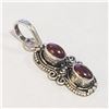 Image 2 : SILVER GARNET PENDANT