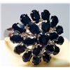 Image 1 : SILVER SAPPHIRE(7CT) RING (~WEIGHT 7.59G)