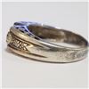 Image 3 : SILVER GEMSTONE RING (~SIZE 7.5)(~WEIGHT 4.08G)