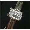 Image 3 : 14K WHITE GOLD LAB DIAMOND(0.5CT) 5.42G RING