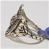 Image 3 : SILVER RING (~SIZE 8)(~WEIGHT 6.07G)
