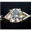 Image 1 : 14K WHITE GOLD LAB DIAMOND (1.9CT VS1) 4G RING