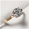 Image 4 : 10K YELLOW GOLD MOISSANITE(1CT) MOISSANITE(0.02CT)