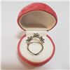 Image 3 : SILVER LOT OF 2 CUBIC ZIRCONIA RING(~WEIGHT 3.65G)