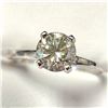 Image 3 : 14K WHITE GOLD DIAMOND(1.08CT,SI1,YELLOWISH GREEN)