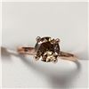 Image 3 : 10K ROSE GOLD DIAMOND(1.05CT,I2,FANCY LIGHT BROWN)