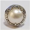 Image 1 : SILVER FRESHWATER PEARL RING (~SIZE 7)