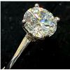 Image 3 : 14K WHITE GOLD MOISSANITE(1.6CT) RING