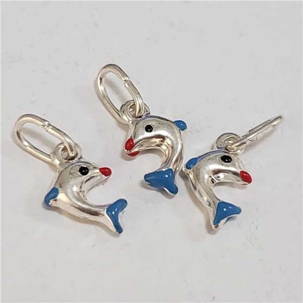 SILVER LOT OF 3 PENDANT