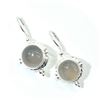 Image 3 : SILVER CHALCEDONY(4.9CT) HAND MADE EARRINGS