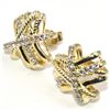 Image 2 : GOLD PLATED SILVER CUBIC ZIRCONIA(0.4CT)