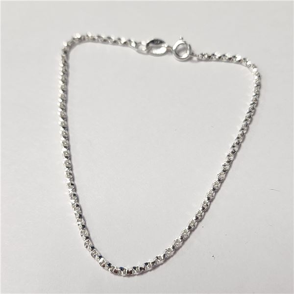 SILVER 7" BRACELET