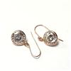 Image 2 : 14K ROSE GOLD MOISSANITE(2.4CT) EARRINGS