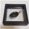 Image 4 : SILVER BLACK ONYX PENDANT(~WEIGHT 12.43G)