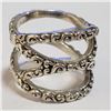 Image 3 : SILVER RING (~SIZE 6)(~WEIGHT 8.62G)