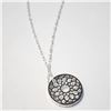 Image 3 : SILVER DIAMOND 16" NECKLACE
