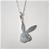 Image 1 : SILVER PLAY BOY 16" NECKLACE