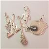 Image 1 : SILVER LOT OF 4 PENDANT