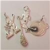 Image 2 : SILVER LOT OF 4 PENDANT