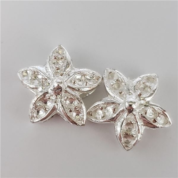 SILVER 2 PCS STAR PENDANT