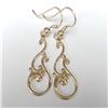Image 1 : SILVER GOLD PLATED EARRINGS