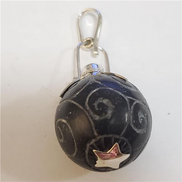 SILVER GENUINE GEMSTONE PENDANT(~WEIGHT 19.92G)