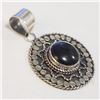 Image 2 : SILVER BLACK ONYX PENDANT (~WEIGHT 4.37G)
