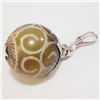Image 3 : SILVER GENUINE GEMSTONE PENDANT (~WEIGHT 27.25G)