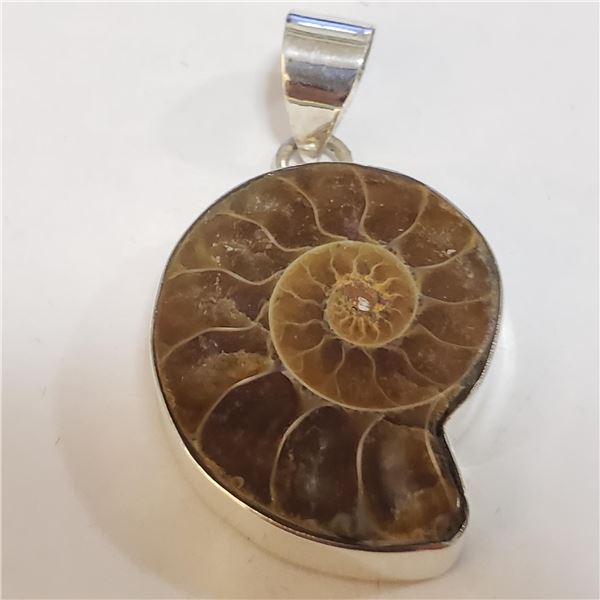 SILVER GENUINE GEMSTONE PENDANT(~WEIGHT 7.24G)