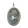 Image 1 : SILVER MOSS AGATE(25.2CT) HAND MADE PENDANT