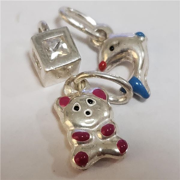 SILVER PACK OF 3 PENDANT