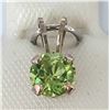 Image 2 : SILVER PERIDOT(0.58CT) PENDANT, MADE IN CANADA