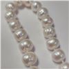 Image 2 : SILVER FRESH WATER PEARL AND CZ 19" NECKLACE