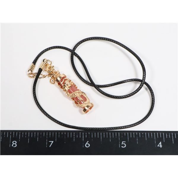 NEW GLOW IN THE DARK CORAL DRAGON DESIGN PENDANT