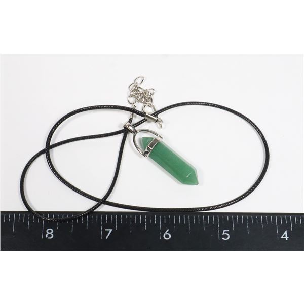 NEW SYNTHETIC GREEN AVENTURINE REPLICA HEXAGONAL