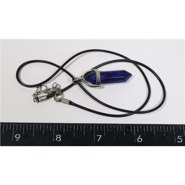 NEW SYNTHETIC LAPIS LAZULI REPLICA HEXAGONAL STONE