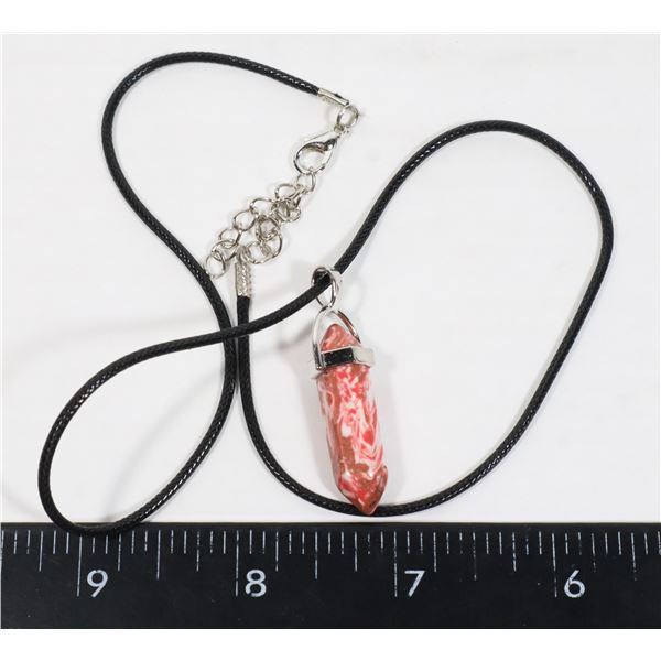 NEW SYNTHETIC RED STONE REPLICA HEXAGONAL STONE