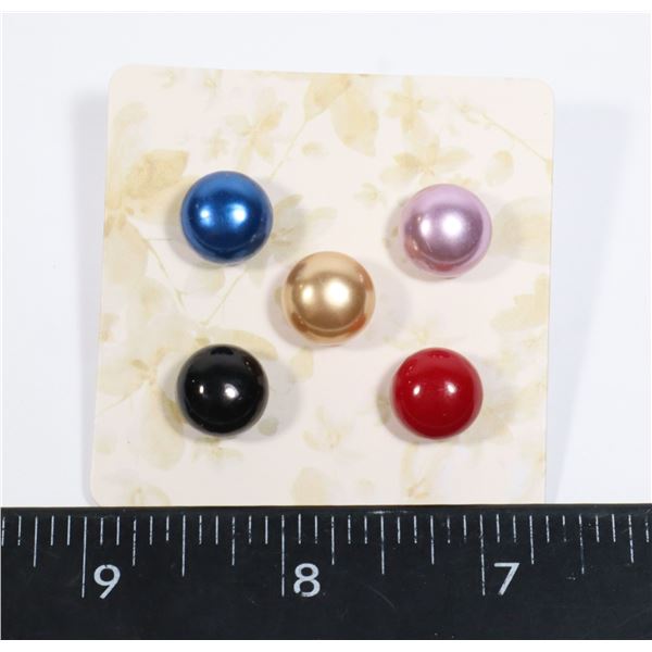 NEW ASSORTED COLOR FAUX PEARL SCARF/TIE/LAPEL