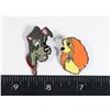 Image 1 : 2 NEW LADY AND THE TRAMP THEME LAPEL PINS. ONE