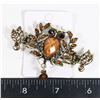 Image 1 : NEW ANTIQUE STYLE RHINESTONE TASSEL OWL CRAB CLAW