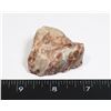 Image 1 : MEDIUM/SMALL RED/WHITE ROUGH GEOLOGICAL SPECIMEN