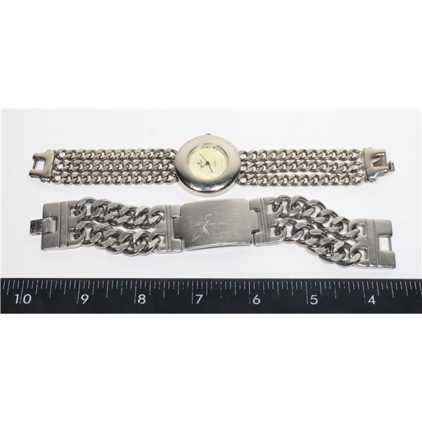 ZEEMEX QUARTZ BRACELET WATCH (CLASP HOOKS BUT POST