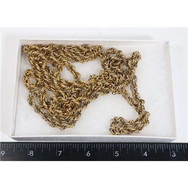 ESTATE GOLD TONE NECKLACE