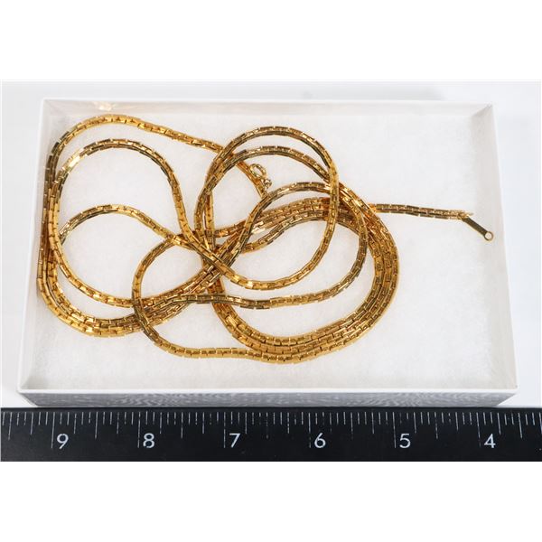 ESTATE GOLD TONE NECKLACE